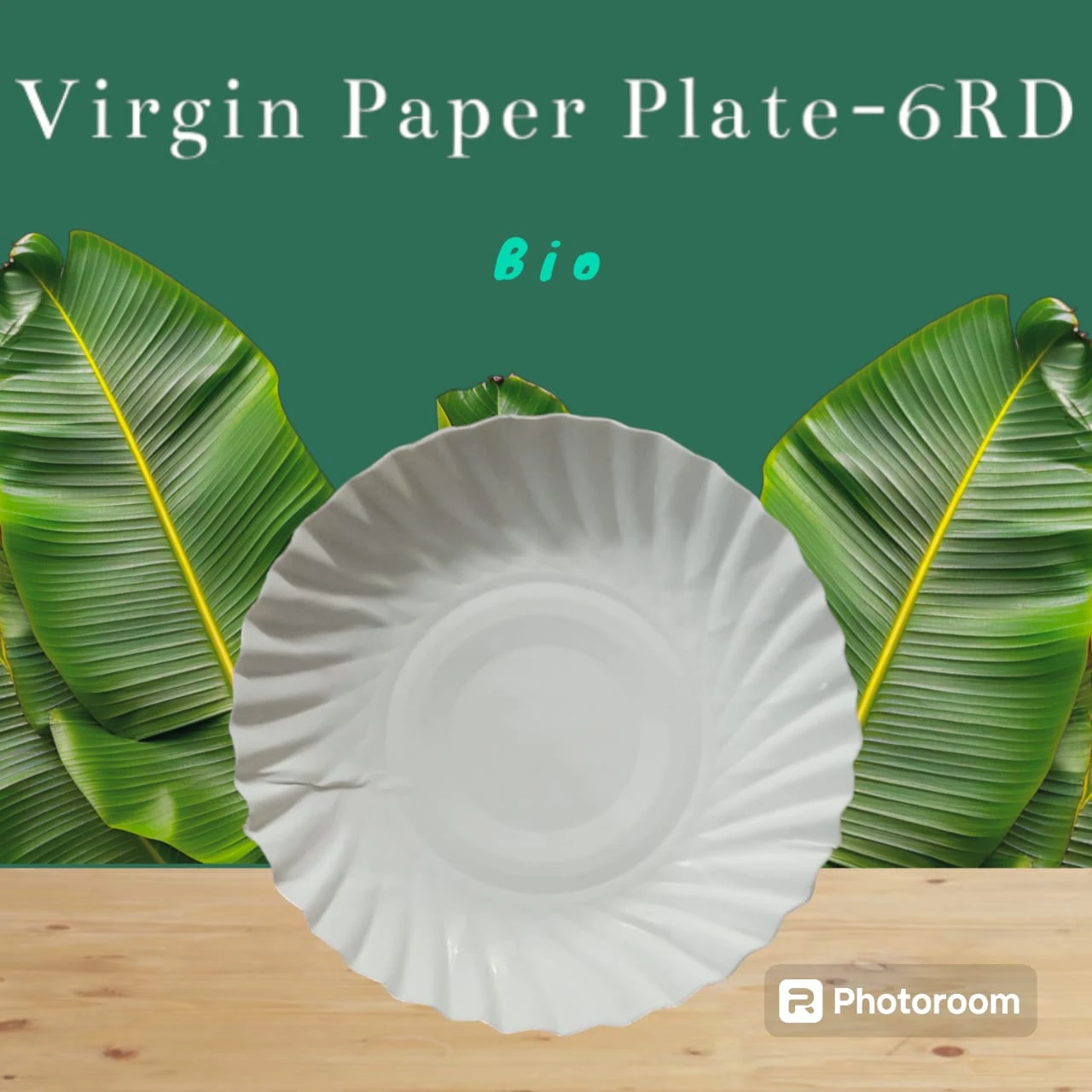 Virgin Paper Plate-6RD